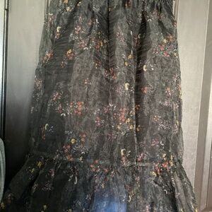 Topshop floral skirt